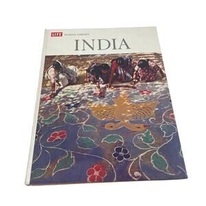 Vintage 1961 Life World Library India Color 150+Page Hardback History Book